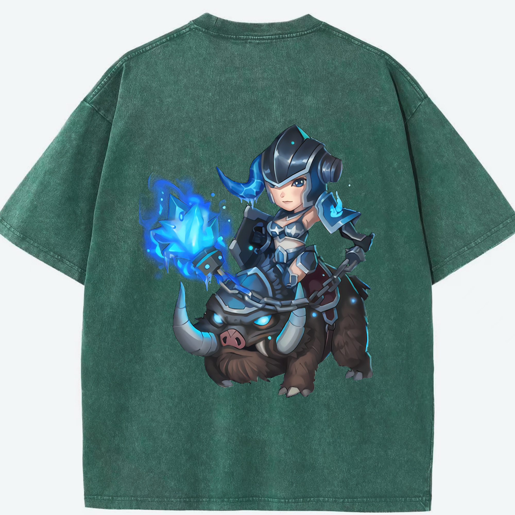 リーグ・オブ・レジェンド League of Legends LOL 綿100% ヴィンテージ風 半袖Tシャツ（背面プリント）